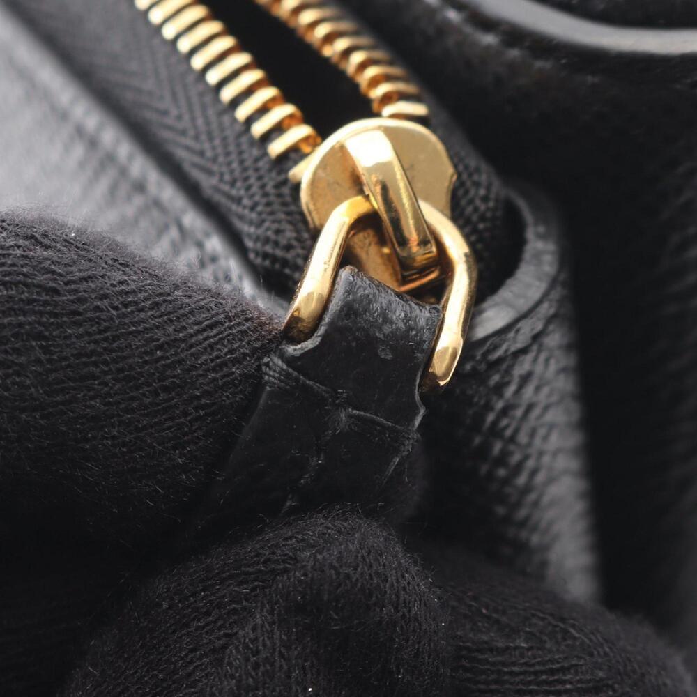 CHRISTIAN DIOR Black Leather Shoulder Bag - Picture 6 of 6